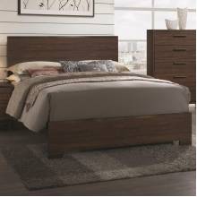 Edmonton Eastern King Bed with Wood Headboard